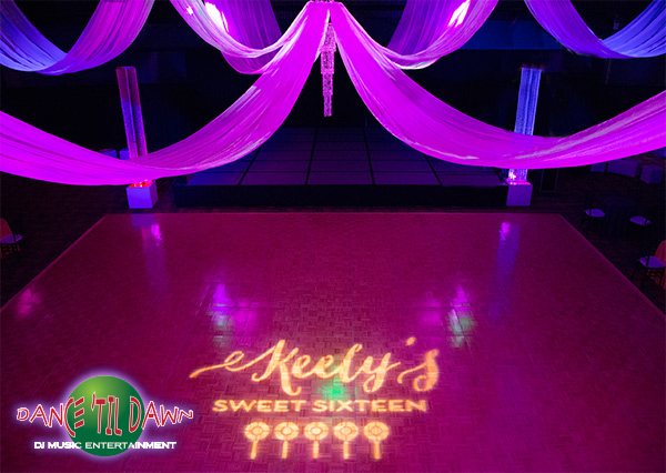 Dance Til Dawn DJ Lighting Effects, Gobo, uplighting